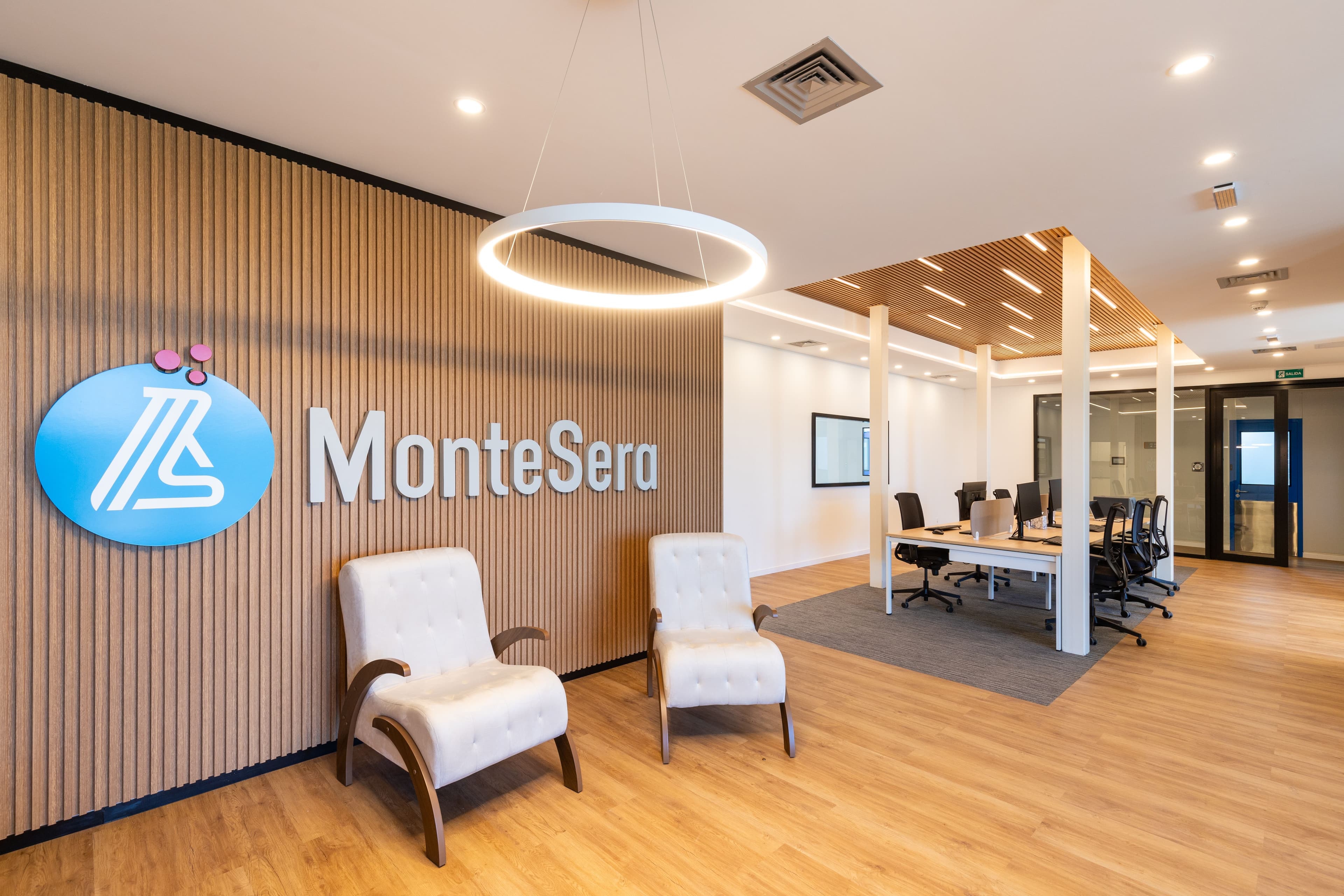 MonteSera modern office reception area