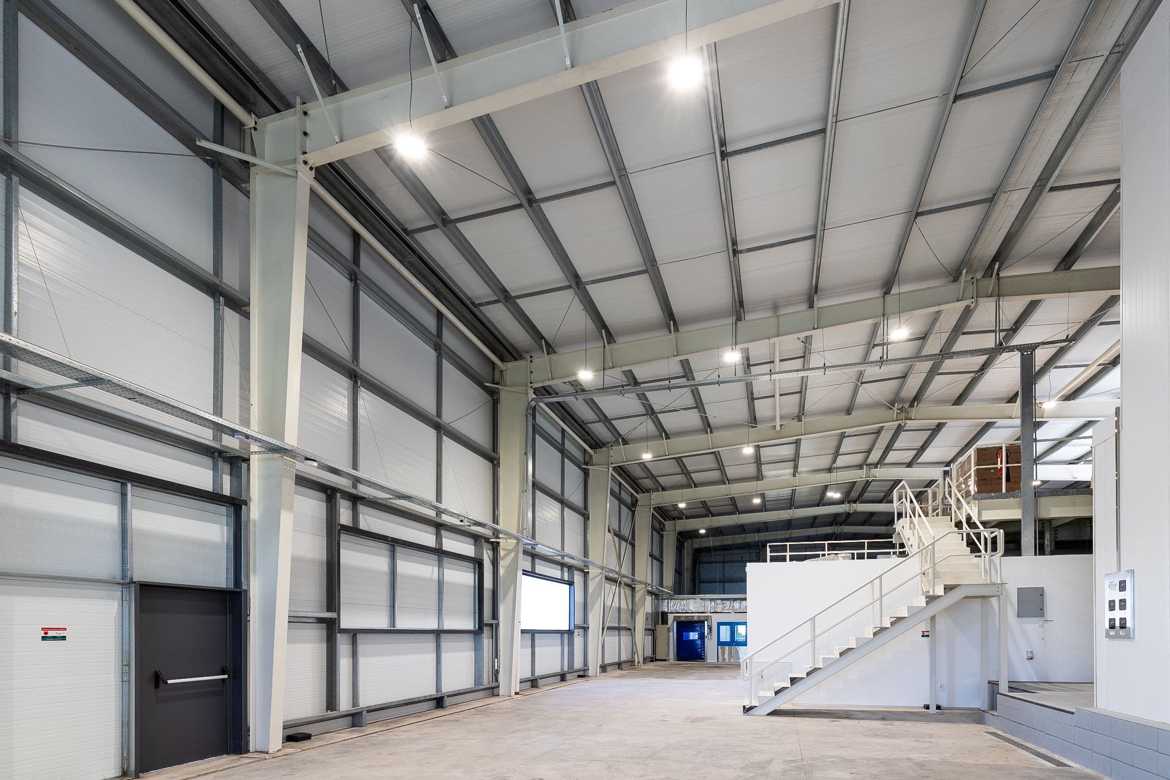 Interior view of the main facility workspace